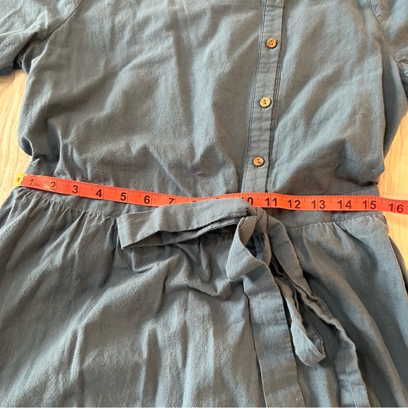 Denim blue dress fit and flare Medium 10 - Picture 6 of 8